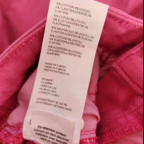 Brand New Pilcro The Yaya Mid-Rise Crop Glare Jeans - Picture 11 of 16